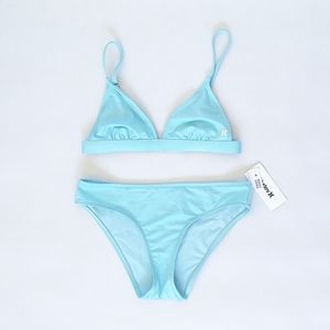 Hurley 2-Piece Bikini Light Blue Medium HRX1002 LAQU